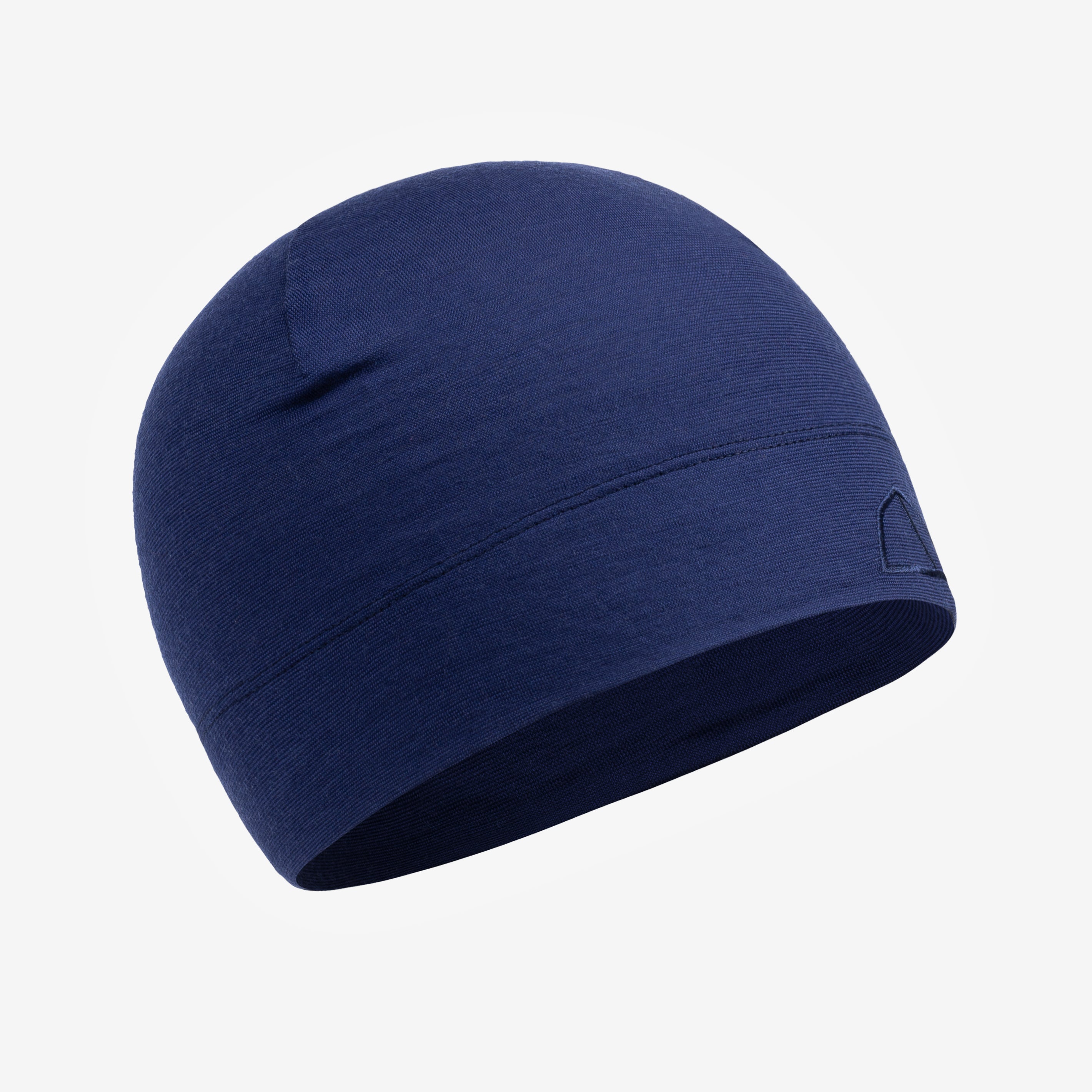 Merino Beanie Muetze von Tom Fyfe in Marineblau