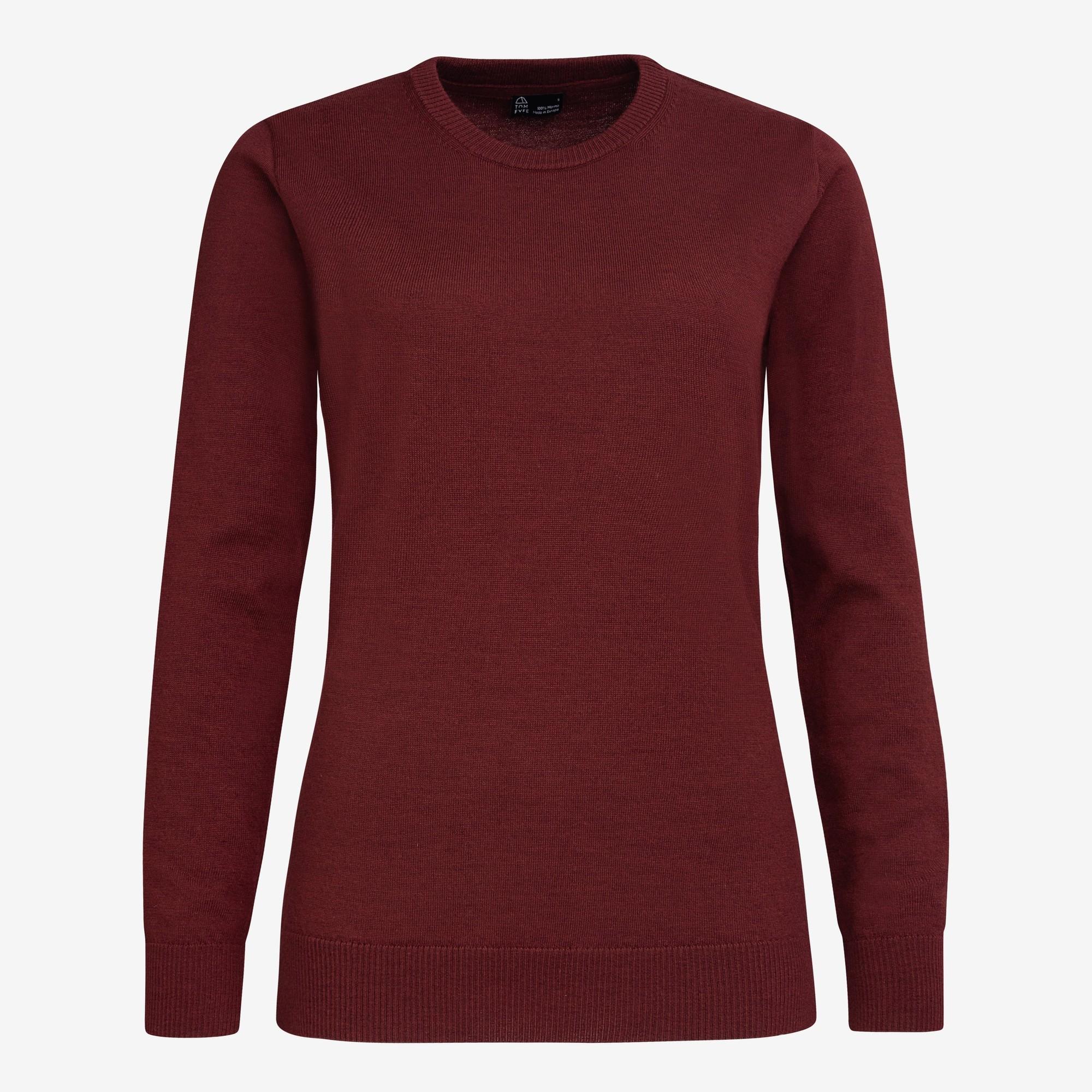 Merino Rundhals Pullover für Damen – Elegant, weich nachhaltig