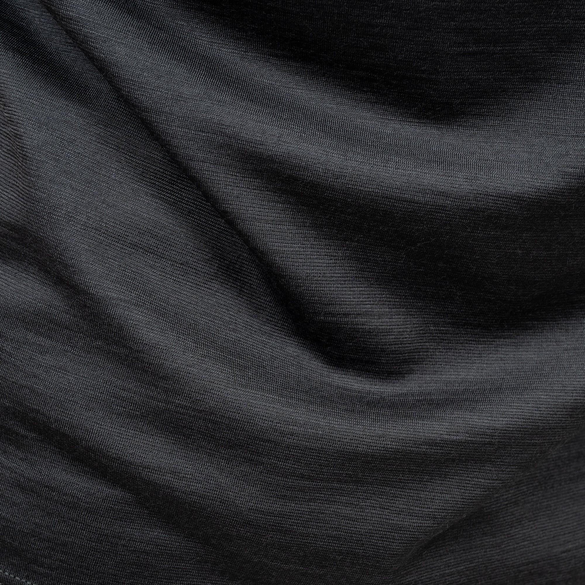 Merino Herren Poloshirt Stoffaufnahme von TOM FYFE in Anthrazit