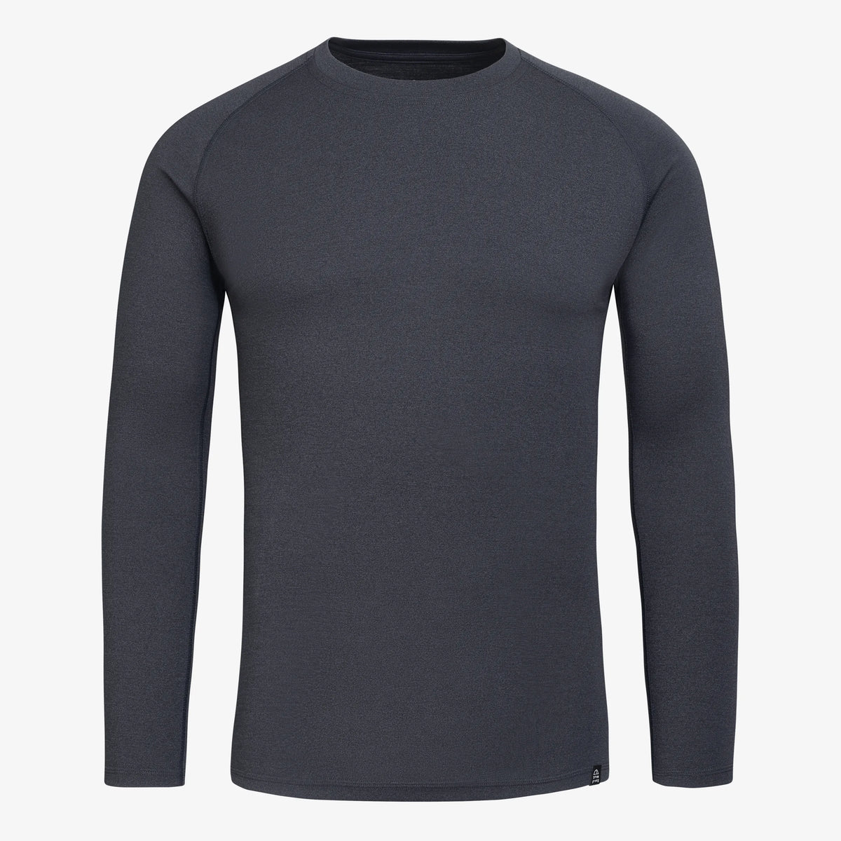 Merino Herren Performance 220 Raglan Langarmshirt Hollowman von TOM FYFE in Graphite #farbe_graphite