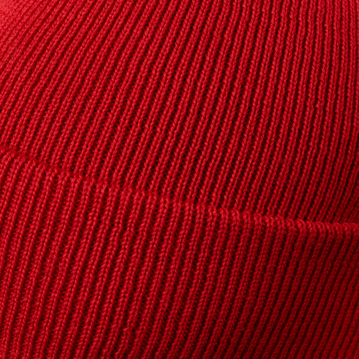 Merino Stickmuetze von Tom Fyfe in Rot #farbe_rot