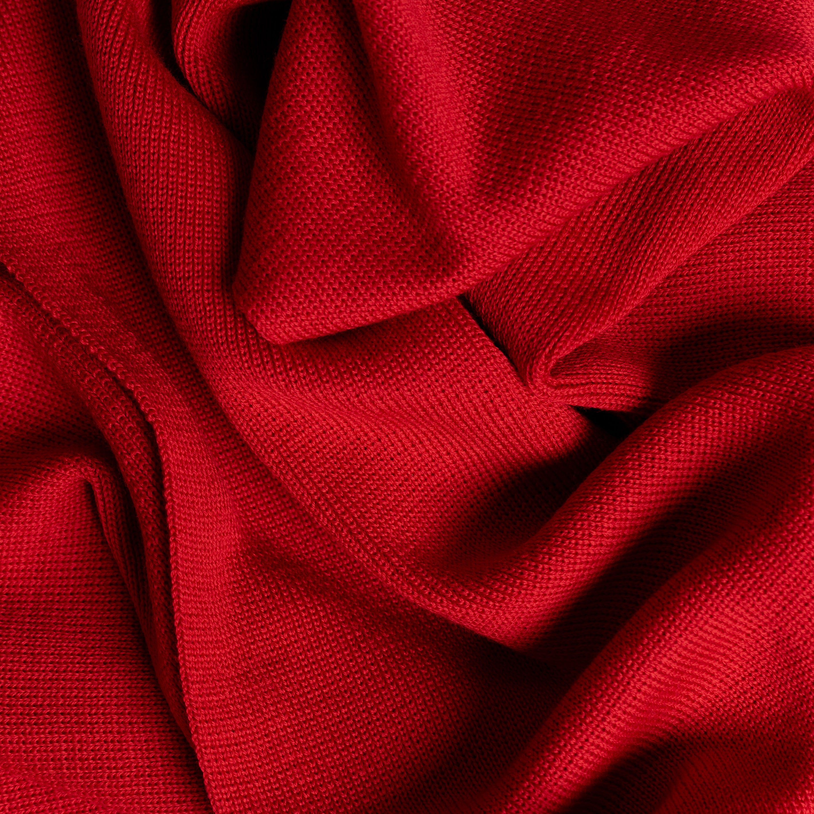 Merino Strickschal von Tom Fyfe in Rot
