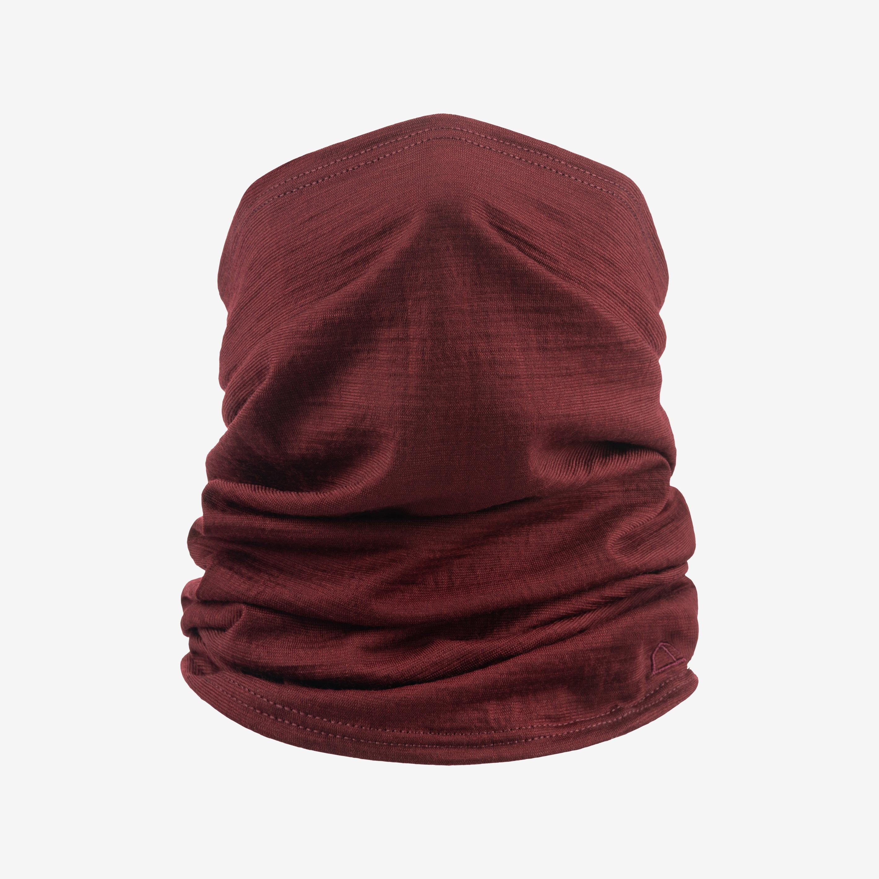 Merino Schlauchschal Multifunktionstuch von Tom Fyfe in Burgundy