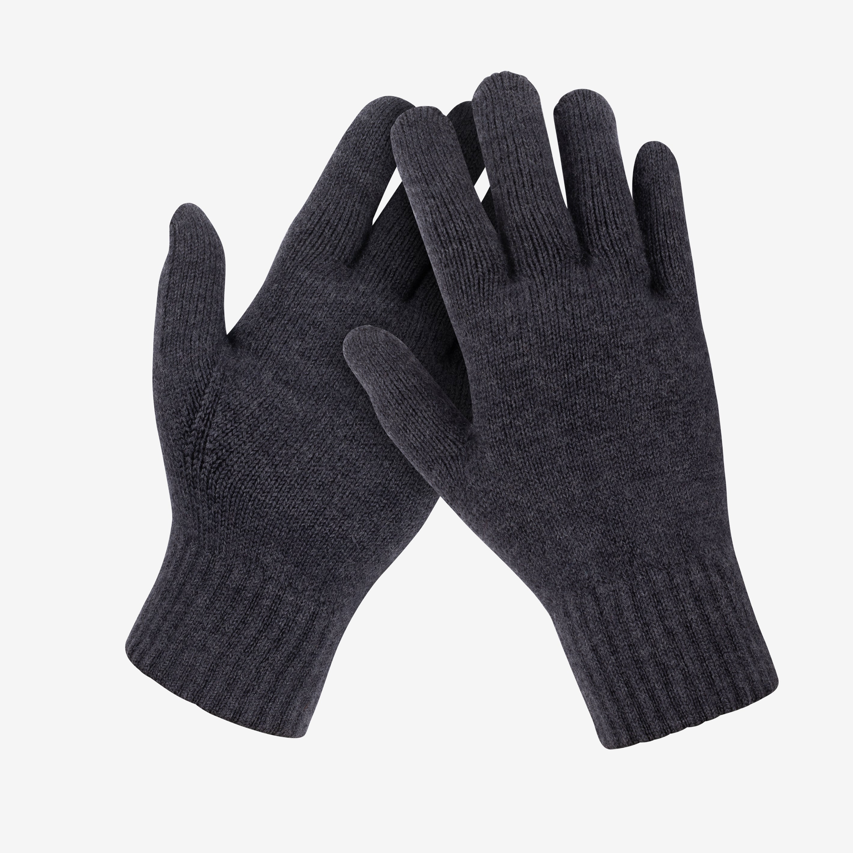 Merino Strickhandschuhe von Tom Fyfe in Anthrazit