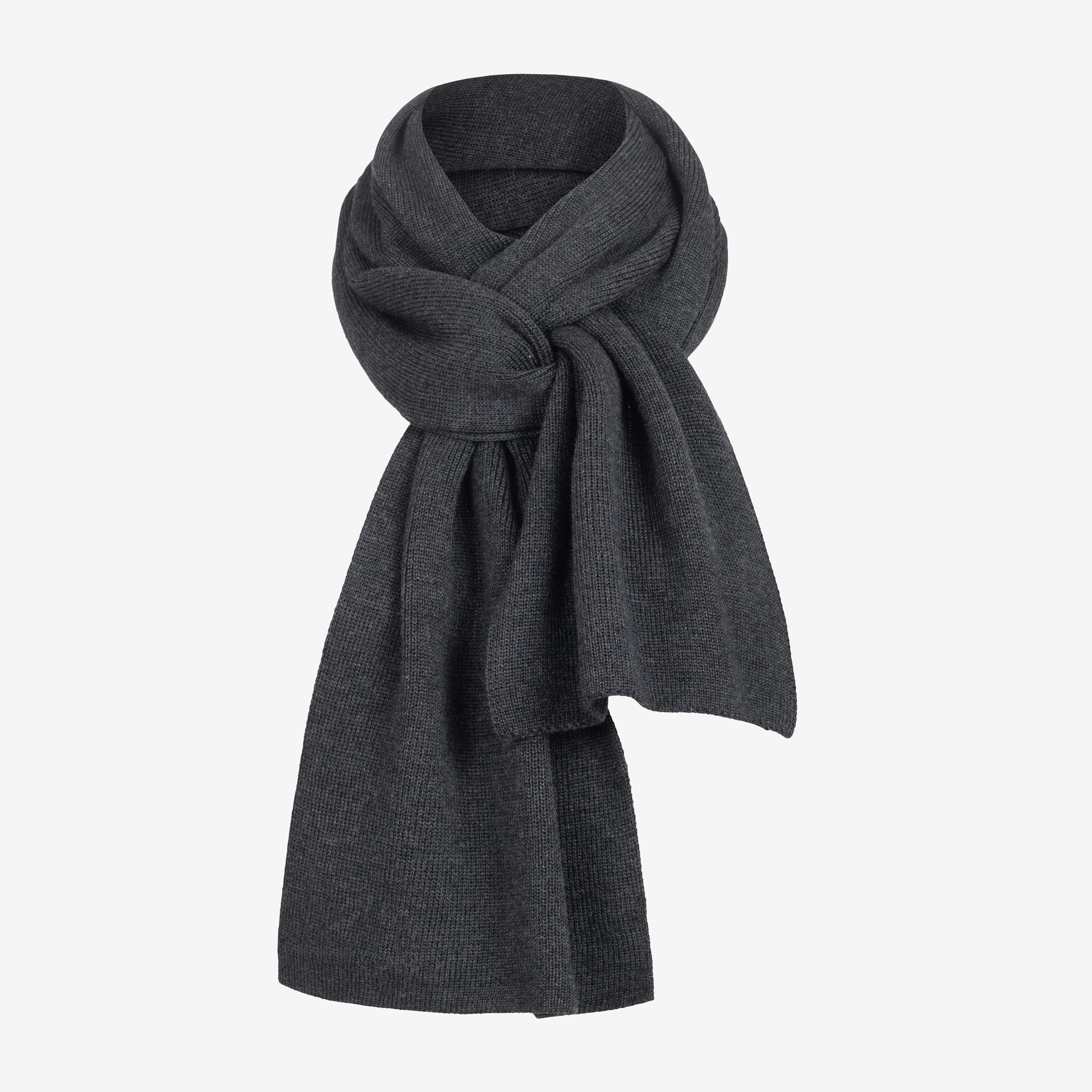 Merino Strickschal von Tom Fyfe in Anthrazit