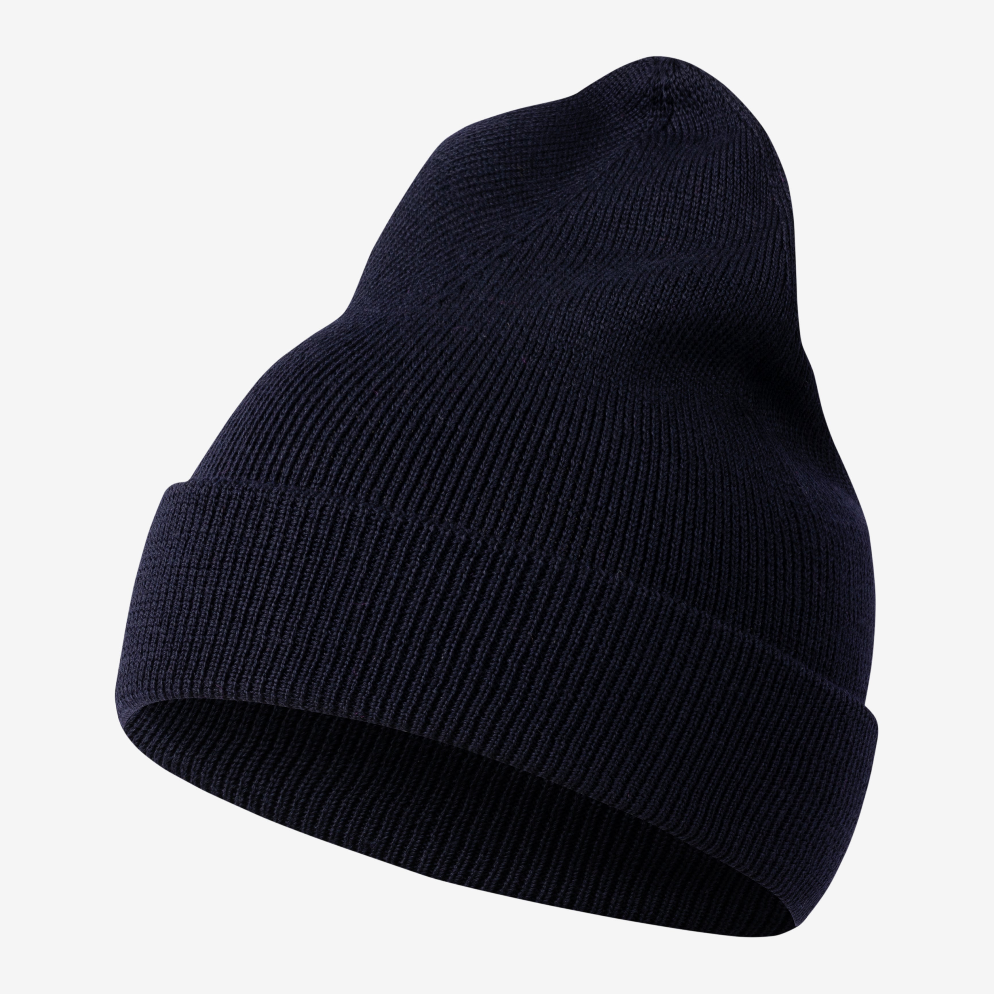 Merino Stickmuetze von Tom Fyfe in Dunkelblau
