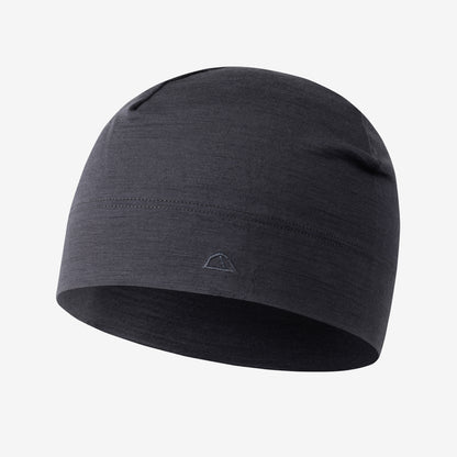 Merino Beanie Muetze von Tom Fyfe in Anthrazit 