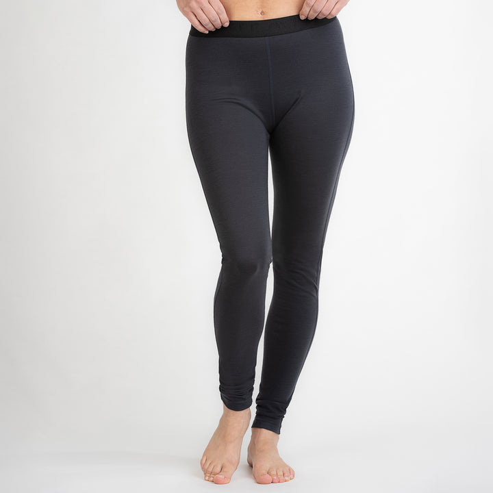 Merino Damen Leggings Frontansicht von TOM FYFE in Anthrazit #farbe_anthrazit