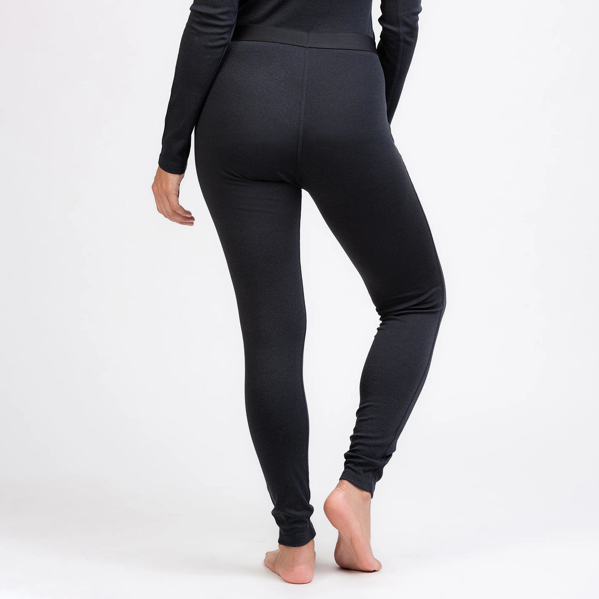 Merino Damen Performance 220 Leggings Rückansicht von TOM FYFE in Graphite TF424202 