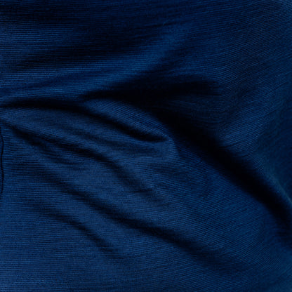 Merino Damen Poloshirt Stoffaufnahme von Tom Fyfe in Marine 