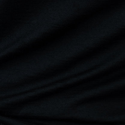 Merino Damen Poloshirt Stoffaufnahme von Tom Fyfe in Schwarz 