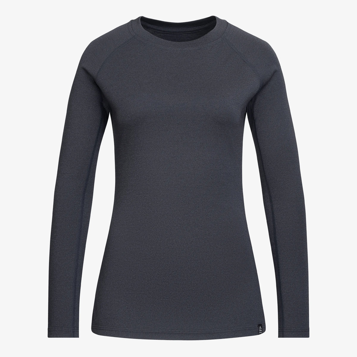 Merino Damen Performance 220 Raglan Langarmshirt Hollowman von TOM FYFE in Graphite #farbe_graphite 