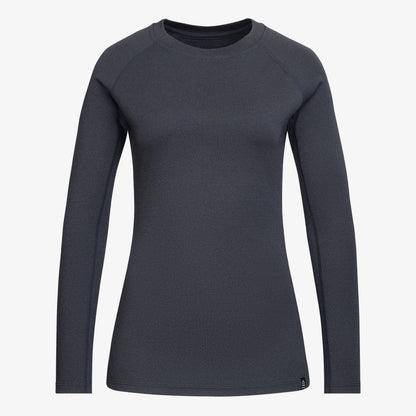Merino Damen Performance 220 Raglan Langarmshirt Hollowman von TOM FYFE in Graphite 