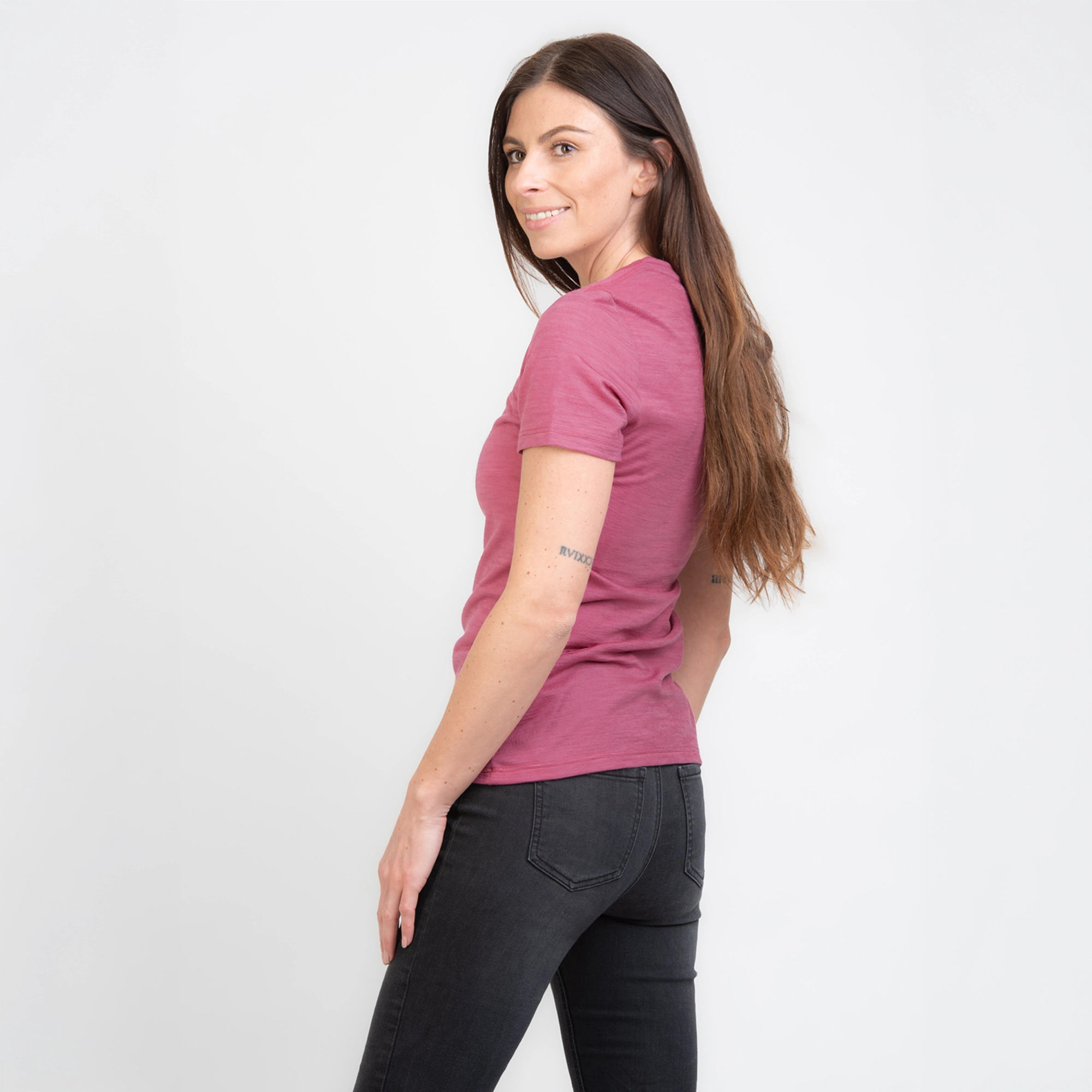 Merino T-Shirt Slim Fit Damen