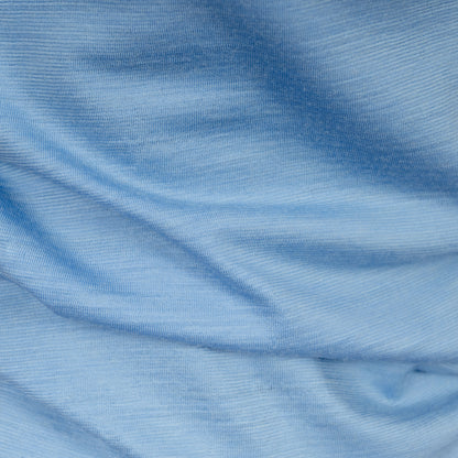 Merino Damen Shirt Nahaufnahme von Tom Fyfe in Steelblue 
