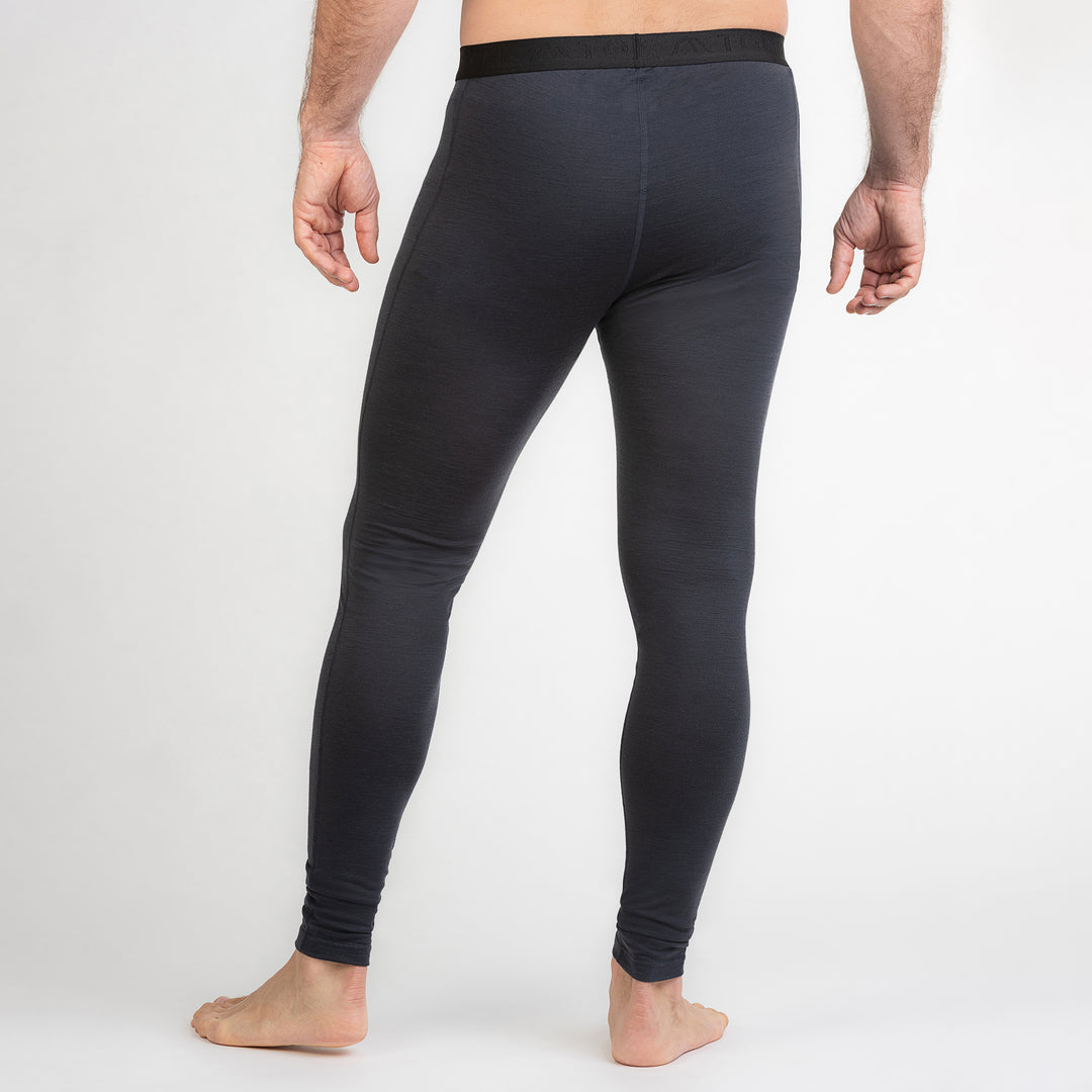 Merino Herren Leggings Hinteransicht von TOM FYFE in Anthrazit #farbe_anthrazit