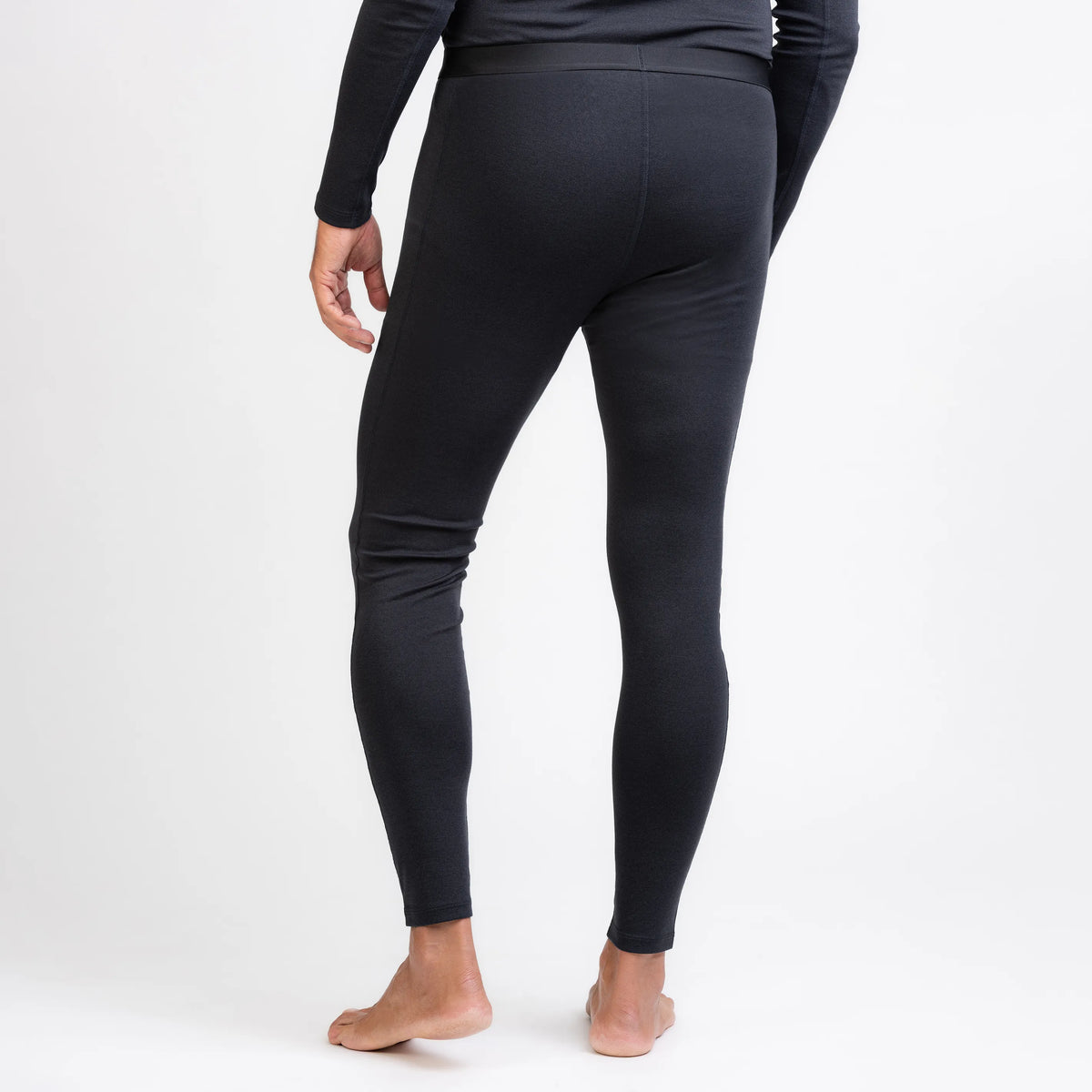 Merino Herren Performance 220 Leggings Rückansicht von TOM FYFE in Graphite TF323202 