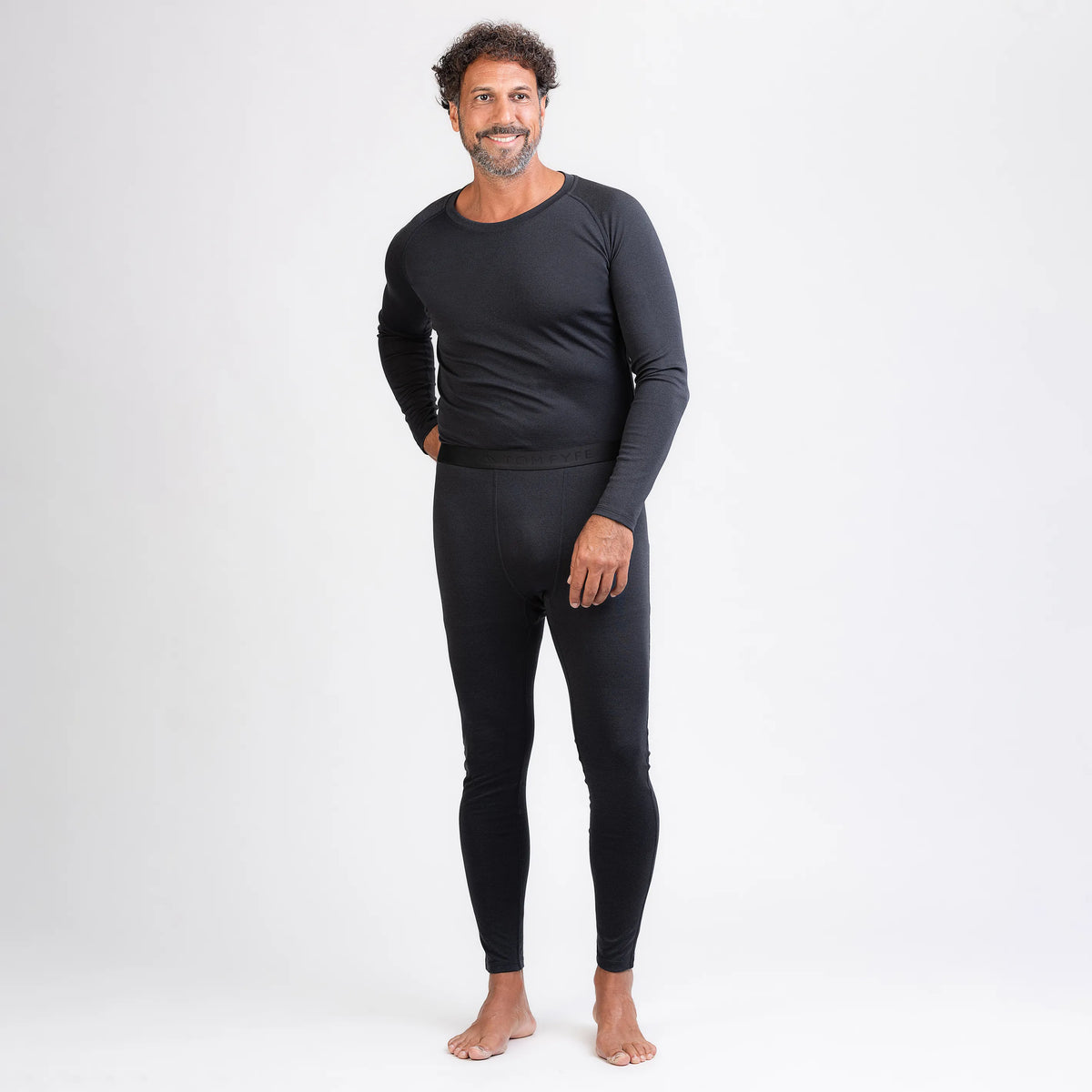 Merino Herren Performance 220 Leggings Ganzkörper von TOM FYFE in Graphite TF323202 
