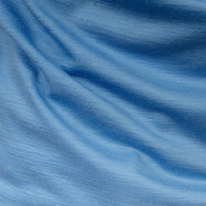 Merino Herren Poloshirt Stoffaufnahme von TOM FYFE in Steelblue 