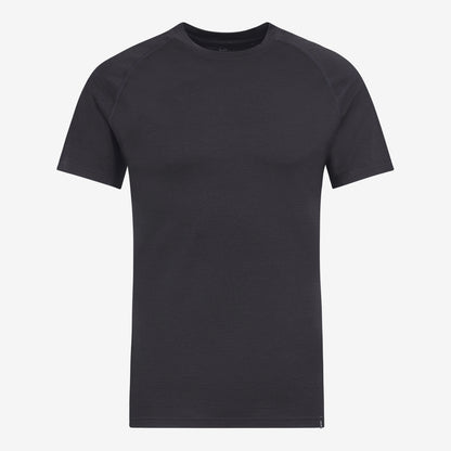 Merino Herren Unterhemd T-Shirt Frontansicht von TOM FYFE in Anthrazit 