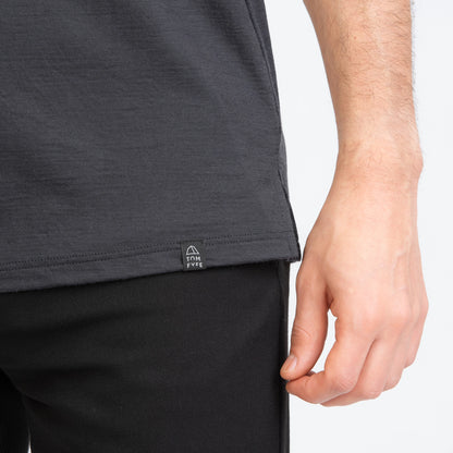 TOM FYFE Merino Herren Tank Top in Anthrazit, Label TF101007 