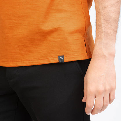 TOM FYFE Merino Herren Tank Top in Kurkuma, Label TF101007 