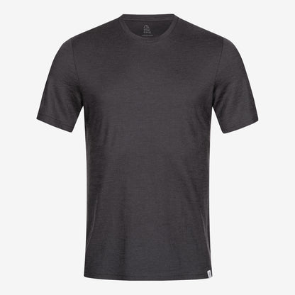 Merino Herren Shirt Frontansicht von Tom Fyfe in Anthrazit 