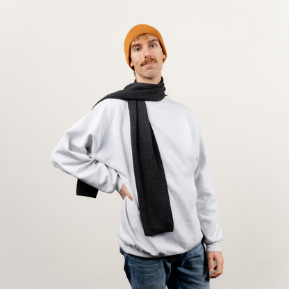 Merino Stickmuetze von Tom Fyfe in Ocker 