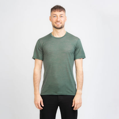 TOM FYFE Merino Herren T-Shirt Slim Fit Thyme Frontansicht TF101008 