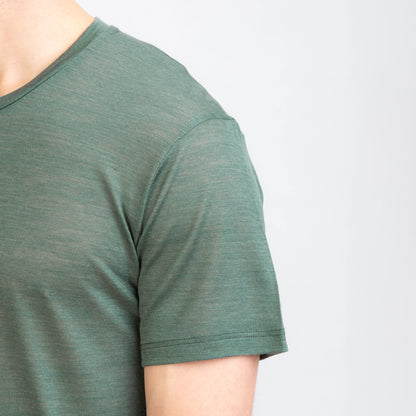 TOM FYFE Merino Herren T-Shirt Slim Fit Thyme Kragen Detail TF101008 