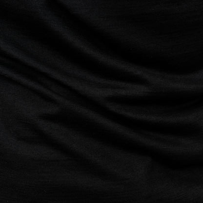 Merino T-Shirt Regular Fit Unisex Nahaufnahme von Tom Fyfe in Schwarz 