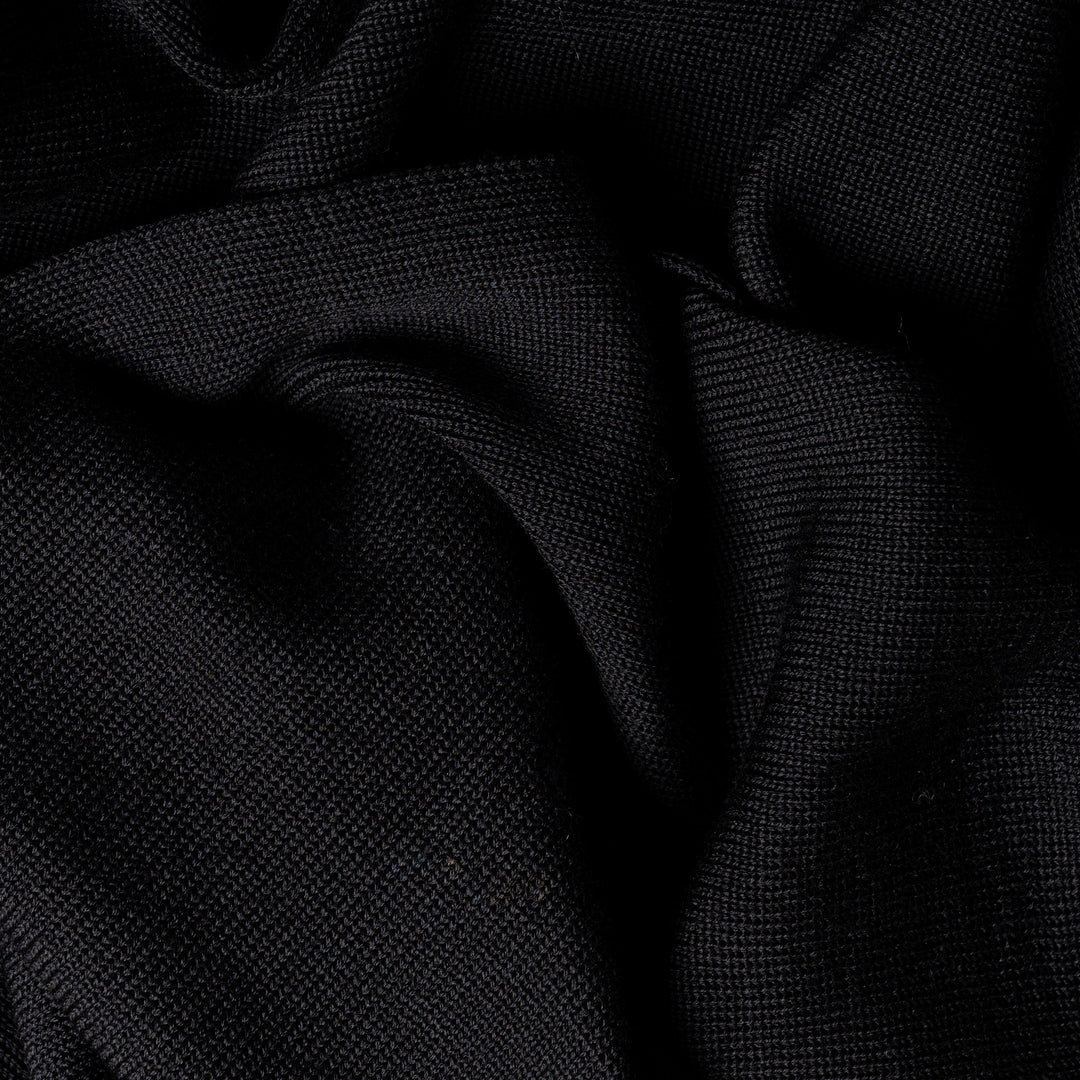 Merino Strickschal von Tom Fyfe in Schwarz #farbe_schwarz