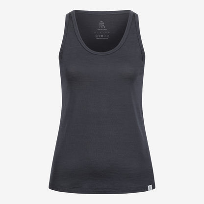 Merino Damen Tank-Top von Tom Fyfe in Anthrazit Frontansicht 