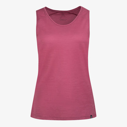 Merino Damen Tank-Top TF202007 von TOM FYFE in Brombeere Frontansicht 