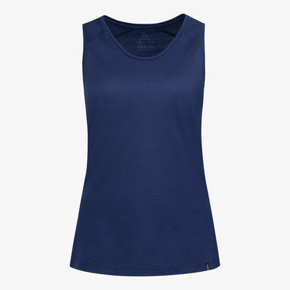 Merino Damen Tank-Top TF202007 von TOM FYFE in Marine Frontansicht 