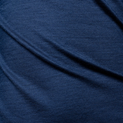 Merino Damen Shirt Nahaufnahme von Tom Fyfe in Marineblau 