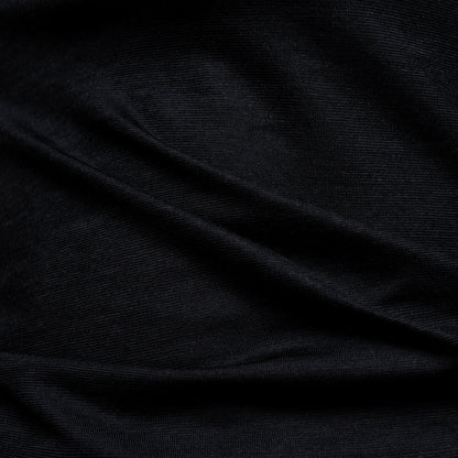 Merino Damen Shirt Nahaufnahme von Tom Fyfe in Schwarz 
