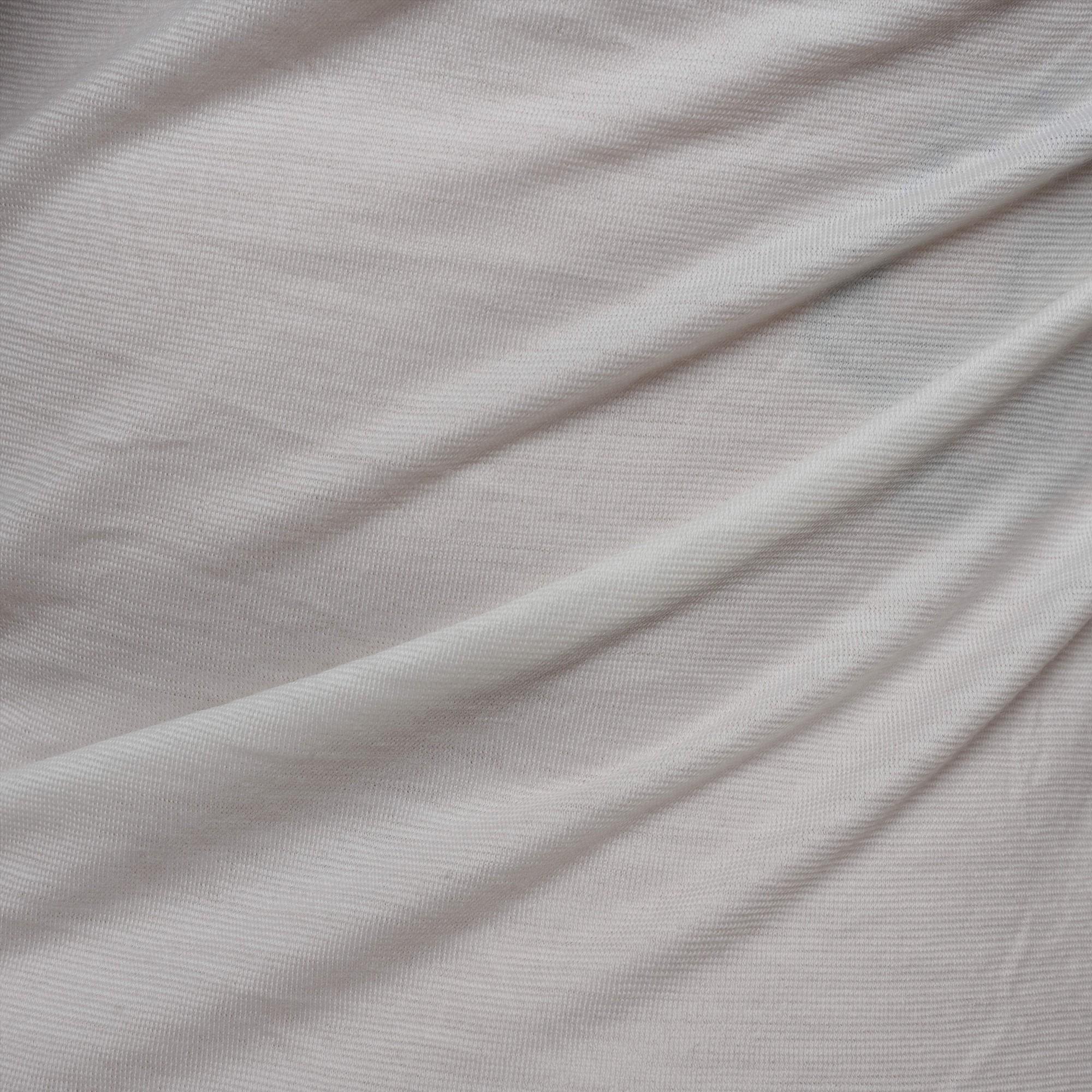Merino Damen Shirt Nahaufnahme von Tom Fyfe in Weiss 
