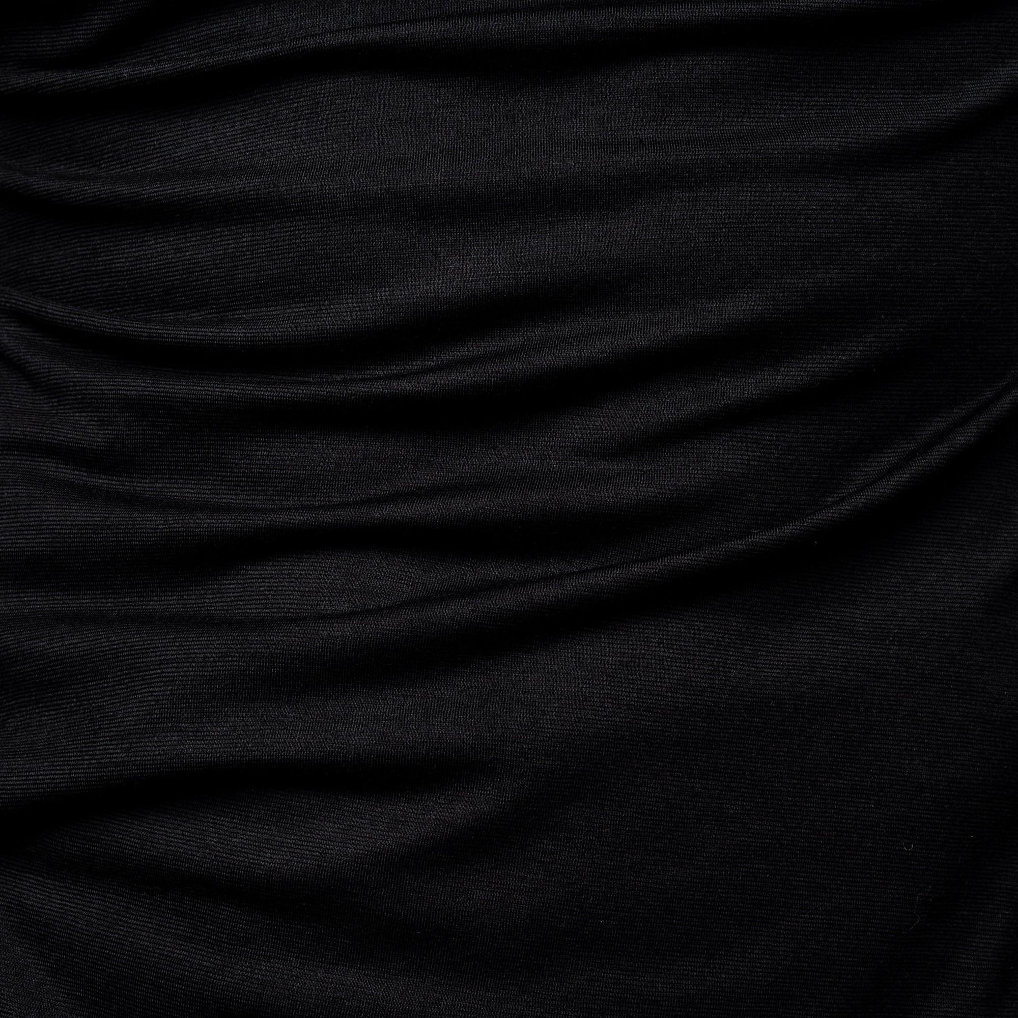 Merino Herren Tank-Top Nahaufnahme in Schwarz 