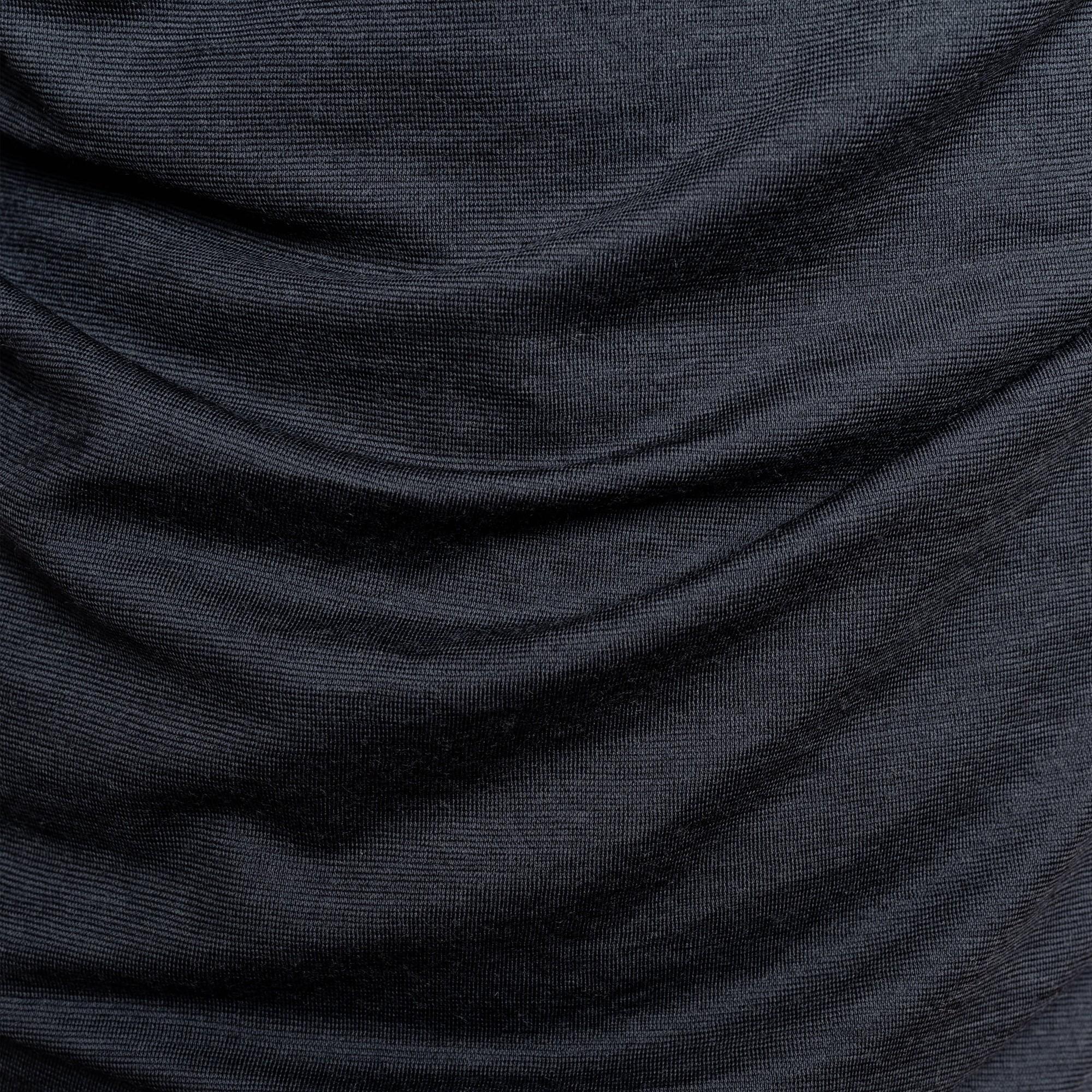 Merino Herren Shirt Nahaufnahme von Tom Fyfe in Anthrazit 