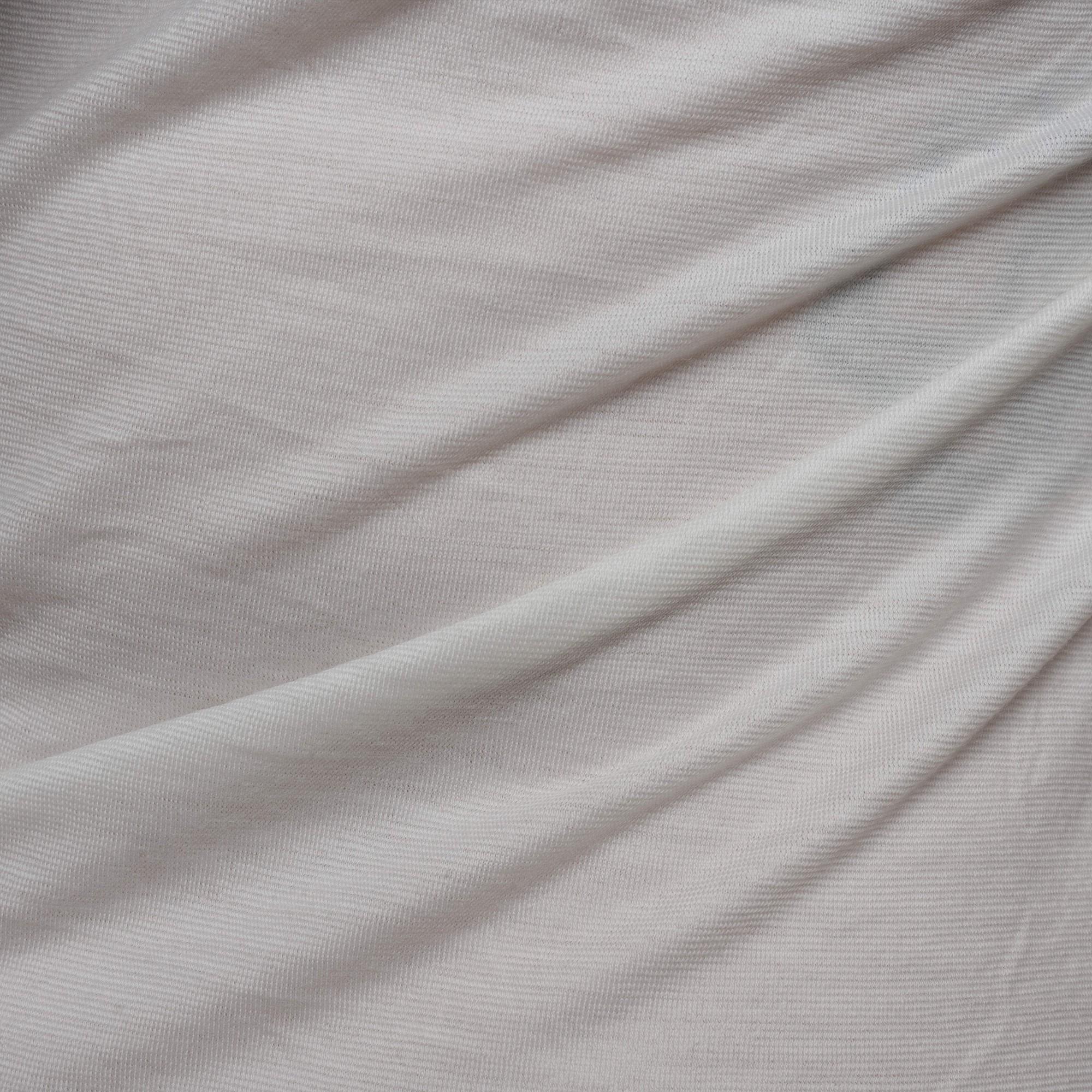 Merino Herren Shirt Nahaufnahme von Tom Fyfe in Weiss 