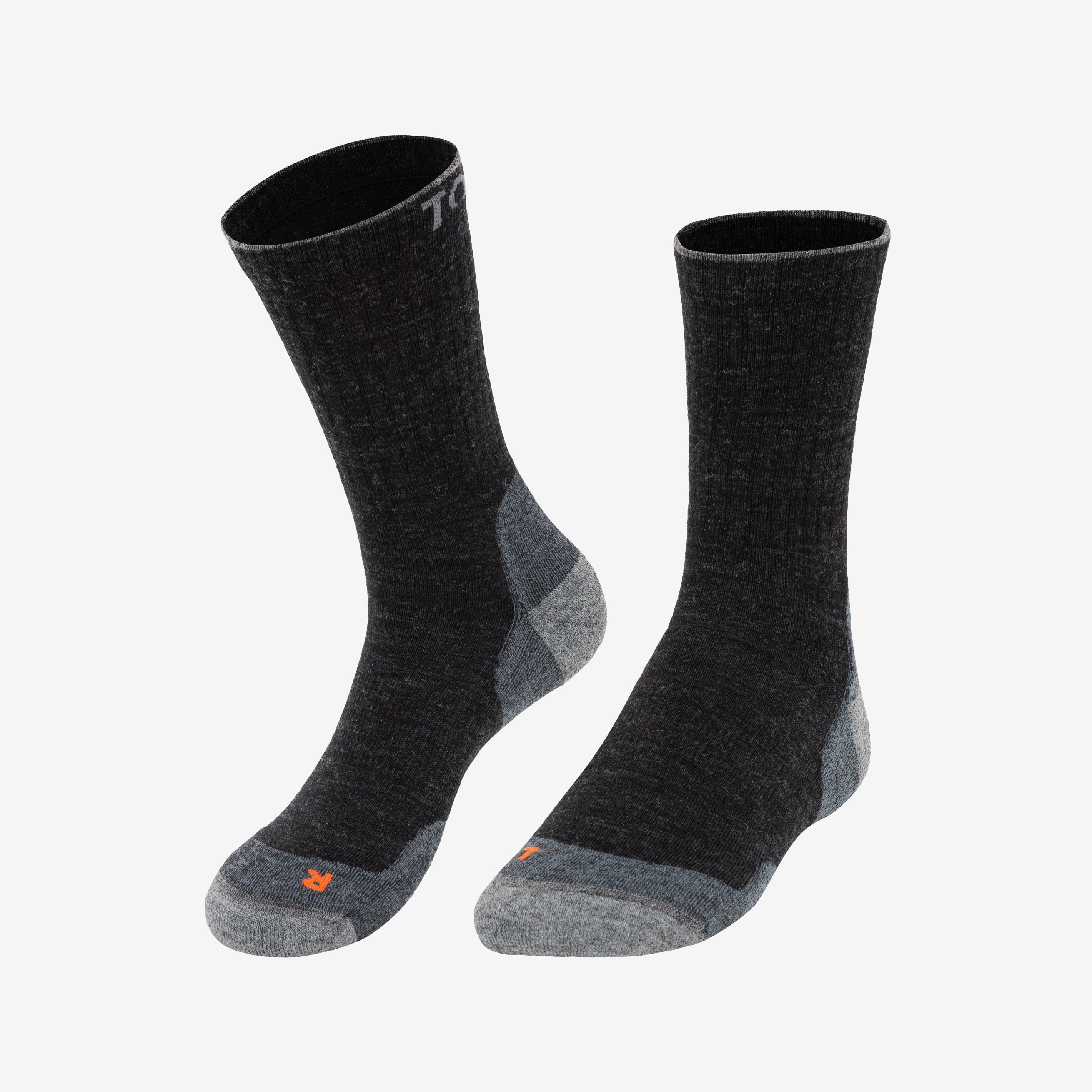 Merino Wandersocken von Tom Fyfe in Anthrazit #farbe_anthrazit