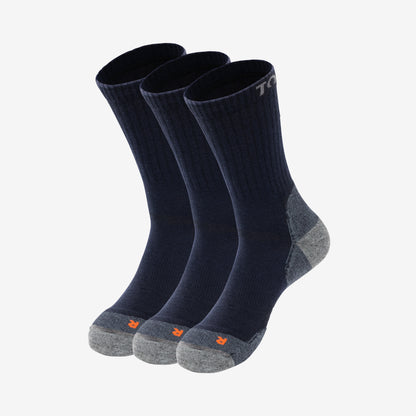 Merino Wandersocken von Tom Fyfe in Marineblau 